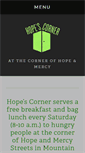 Mobile Screenshot of hopes-corner.org